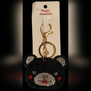 Black 🐻 Bling Keychain/Bag Charm